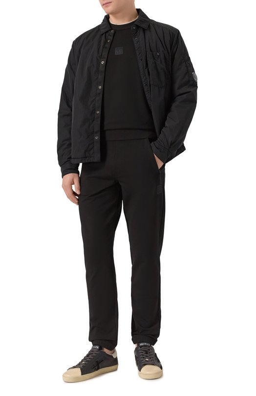 Хлопковый свитшот C.P. Company 19CLSS022A006452W Чёрный  19CLSS022A006452W Фото 2