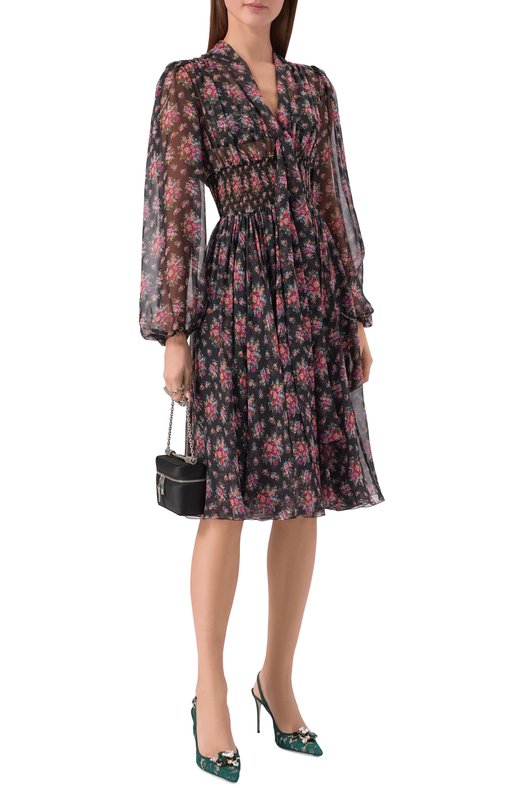 Текстильные туфли Rainbow 90 Dolce & Gabbana CG0712/AQ074 Зелёный  CG0712/AQ074 Фото 3