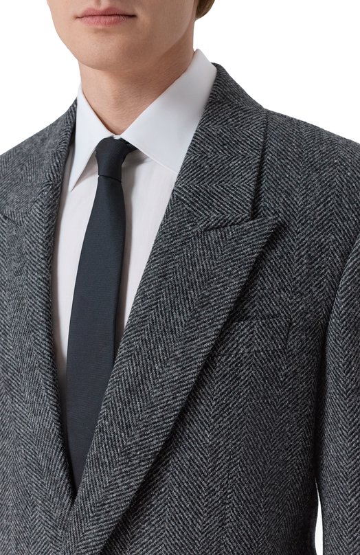 Шерстяной пиджак Saint Laurent 837196/Y3D06 Серый  837196/Y3D06 Фото 5