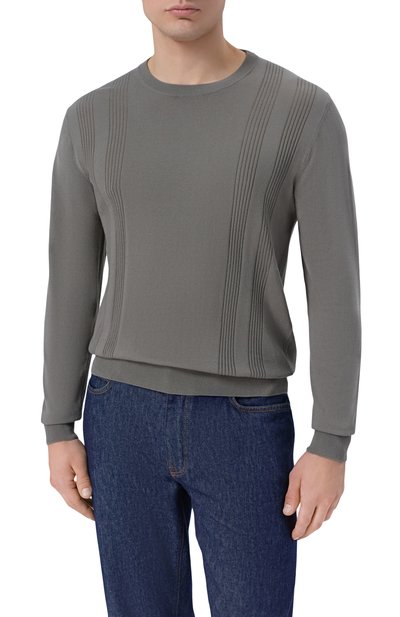 Хлопковый джемпер CORNELIANI, арт. 27M58A/2725109, фото 3