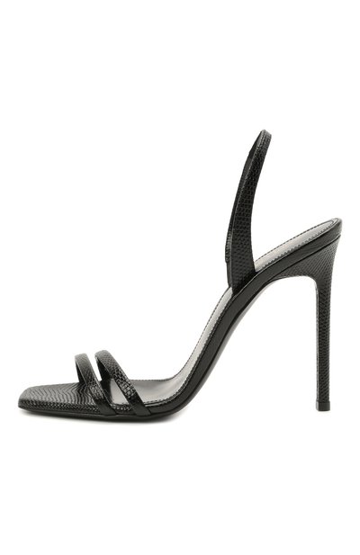 Кожаные босоножки amber SAINT LAURENT, арт. 658933/2Y900, фото 3