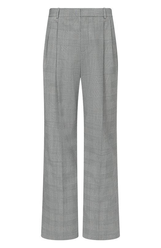 Шерстяные брюки Balmain GH1P0130/WD37 Серый GH1P0130/WD37