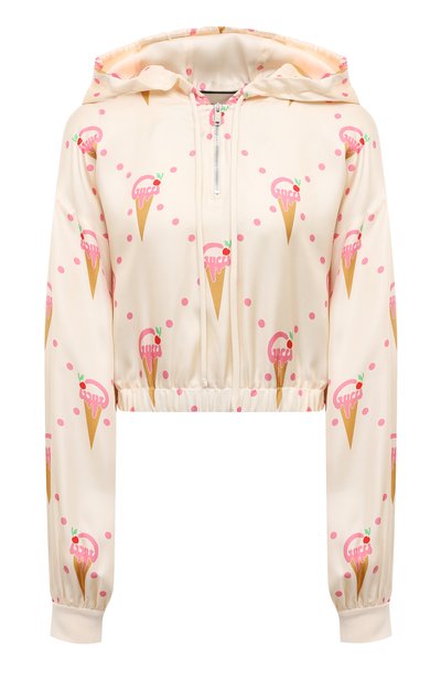 Женский шелковое худи GUCCI, арт. 731143/XJE9P