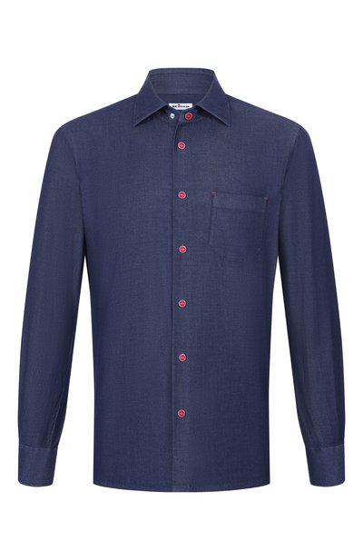 Мужская хлопковая рубашка KITON, арт. UMCNERPH0922701