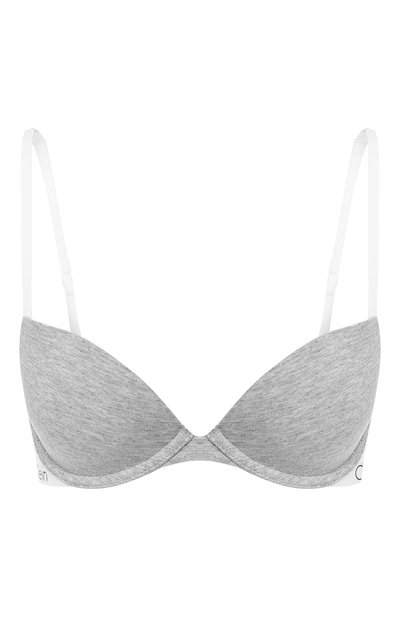 Бюстгальтер с логотипом бренда и контрастными бретельками CALVIN KLEIN, арт. QF1366E, фото 1