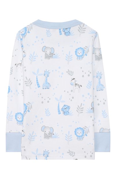 Хлопковая пижама MAGNOLIA BABY голубого цвета по цене 3490 руб., арт. 649-LP-LB., фото 3 Хлопковая пижама MAGNOLIA BABY, арт. 649-LP-LB., фото 3