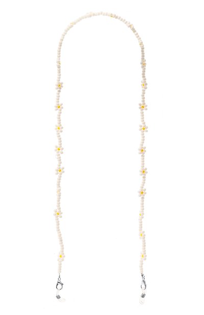 Цепочка для очков HIAYNDERFYT белого цвета по цене 6200 руб., арт. 1-10GLGM, фото 1 Цепочка для очков HIAYNDERFYT, арт. 1-10GLGM, фото 1