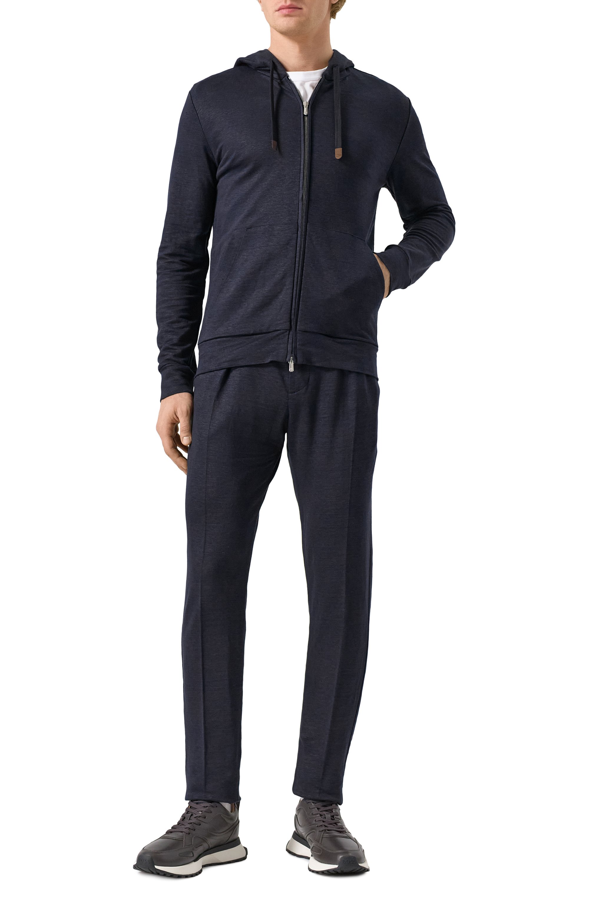 Льняная толстовка MARCO PESCAROLO, арт. MIKE/51Y35, фото 2