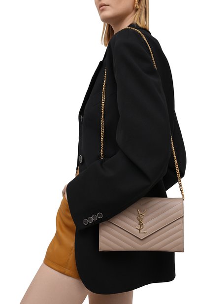 Сумка monogram envelope SAINT LAURENT, арт. 377828/B0W01, фото 5