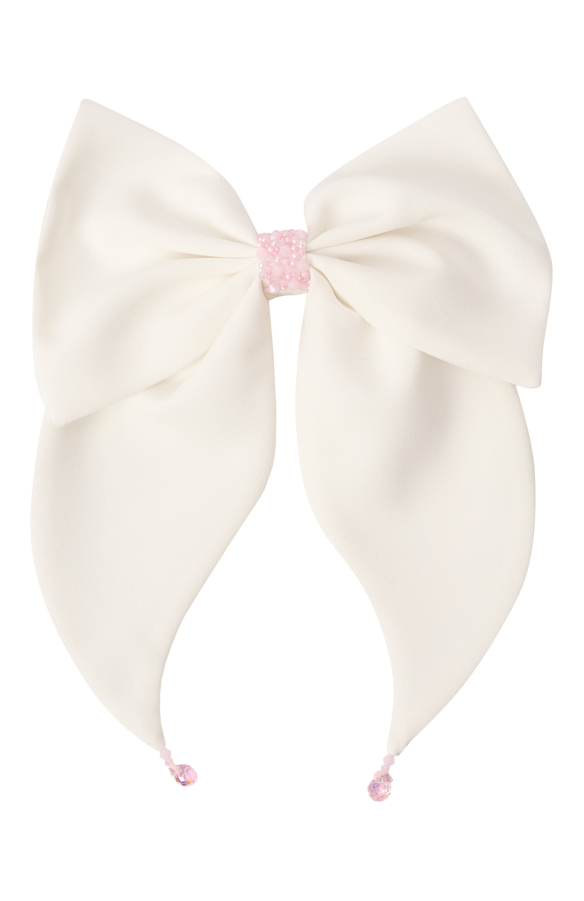 Бант PINK.OLIVKA белого цвета по цене 8280 руб., арт. PO-15017, фото 1 Бант PINK.OLIVKA, арт. PO-15017, фото 1