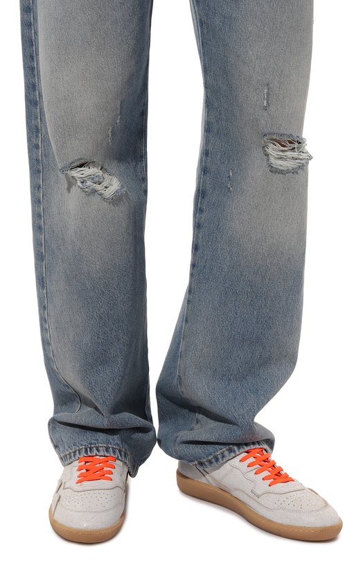 Кожаные кеды Mega T Hidnander Белый, фото 3