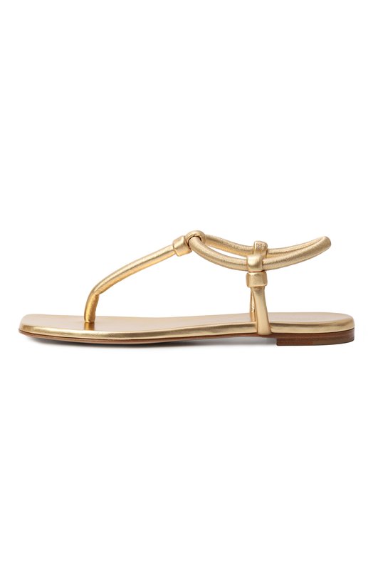 Кожаные сандалии Juno 05 Gianvito Rossi G32395.05CU0.NPSMEK0 Золотой  G32395.05CU0.NPSMEK0 Фото 4