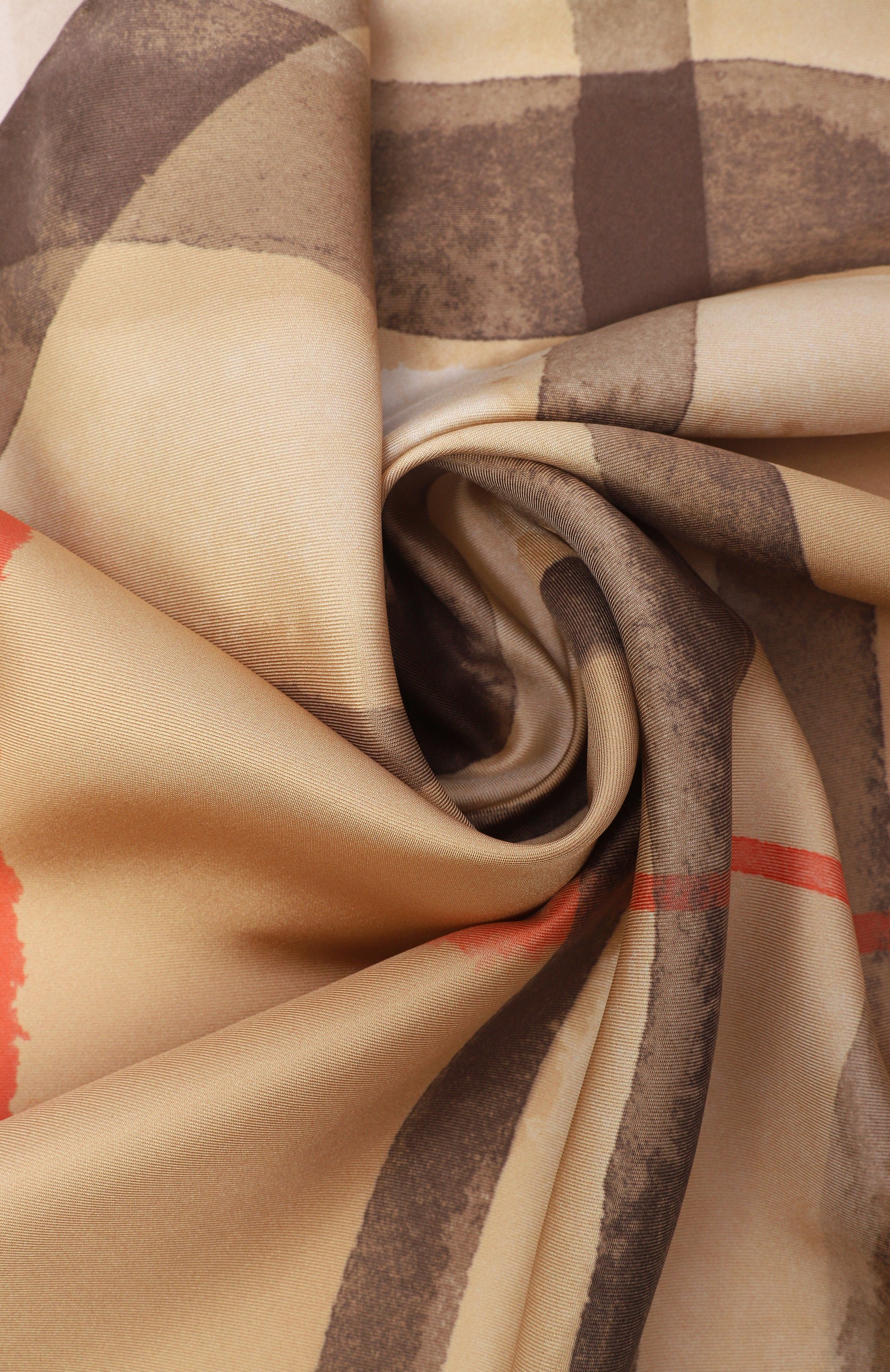 Шелковый шарф BURBERRY бежевого цвета по цене 76250 руб., арт. 8120311, фото 3 Шелковый шарф BURBERRY, арт. 8120311, фото 3
