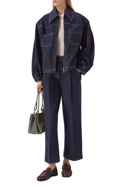 Джинсовая куртка MVST синего цвета по цене 206500 руб., арт. M25.1MW.B001-59/LEXUS, фото 2 Джинсовая куртка MVST, арт. M25.1MW.B001-59/LEXUS, фото 2