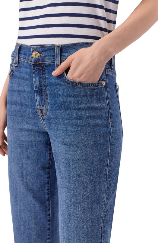 Джинсовые шорты 7 For All Mankind 7UK0044A-GHT Синий  7UK0044A-GHT Фото 5