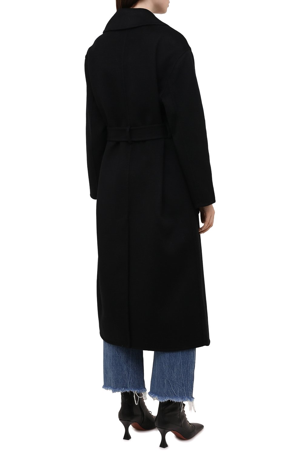 Шерстяное пальто MICHAEL MICHAEL KORS черного цвета по цене 49700 руб., арт. MS12023GBX, фото 4 Шерстяное пальто MICHAEL MICHAEL KORS, арт. MS12023GBX, фото 4