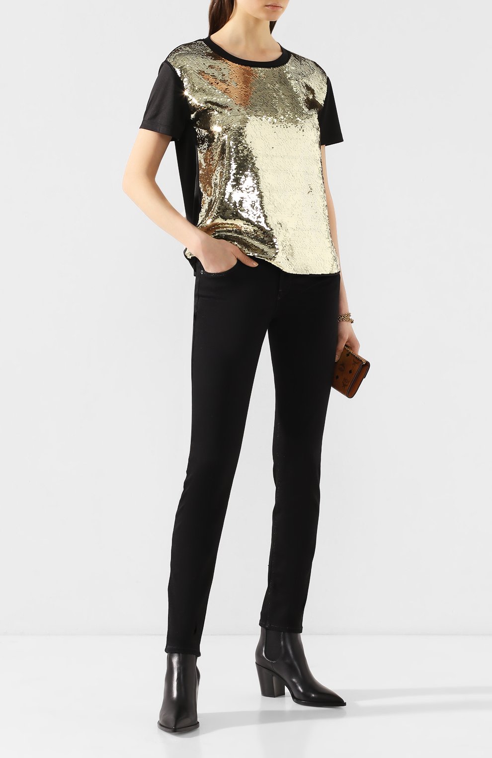 Футболка с пайетками EMPORIO ARMANI, арт. 3H2T6S/2JWRZ, фото 2