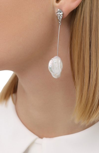 Серьги EXCLAIM серебряного цвета по цене 7460 руб., арт. 042S3077E, фото 3 Серьги EXCLAIM, арт. 042S3077E, фото 3