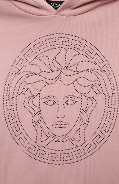 Хлопковое худи VERSACE, арт. 1007359/1A11474/8-14, фото 3