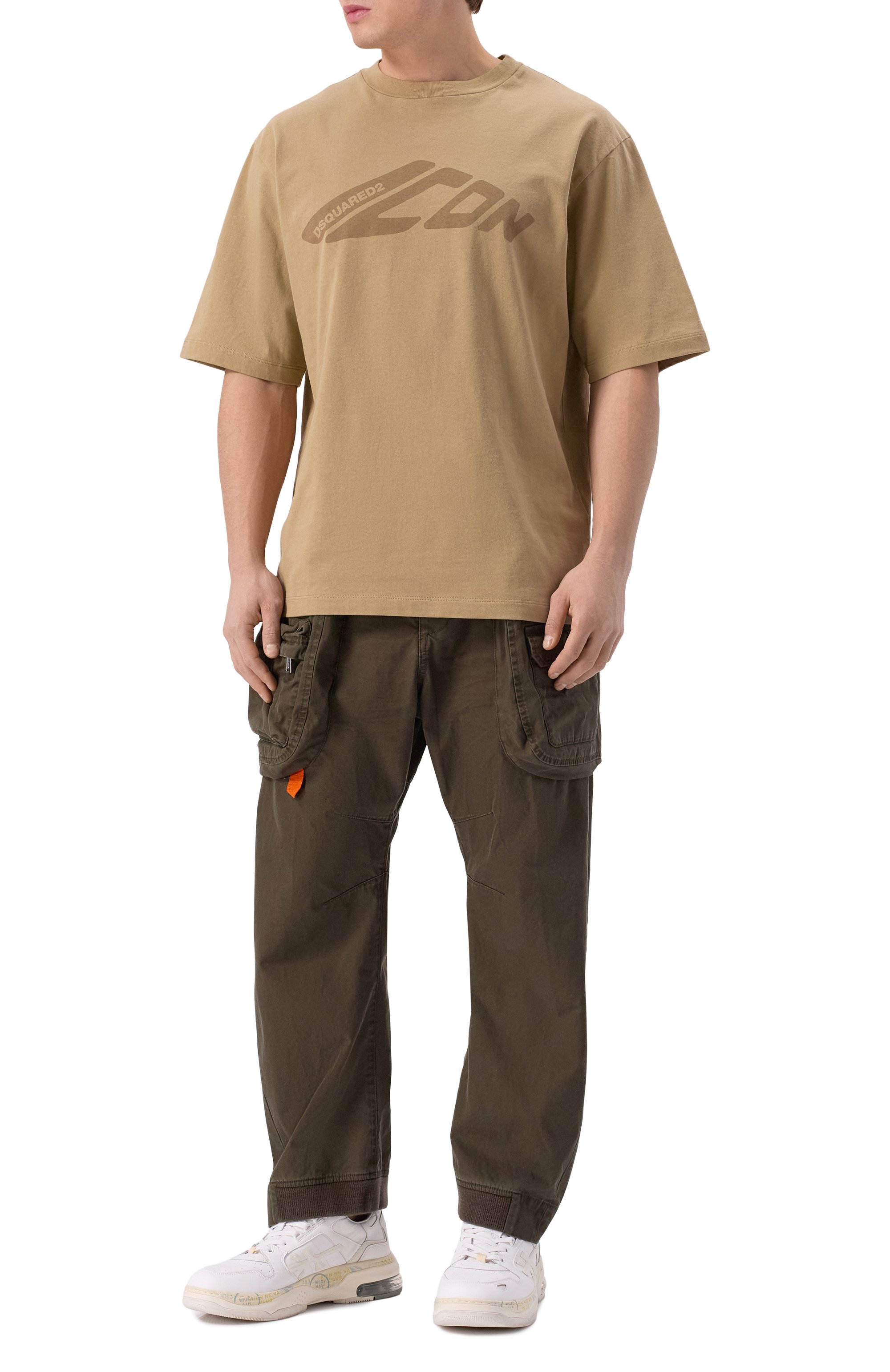 Хлопковые брюки-карго DSQUARED2, арт. S74KB1027/S41794, фото 2