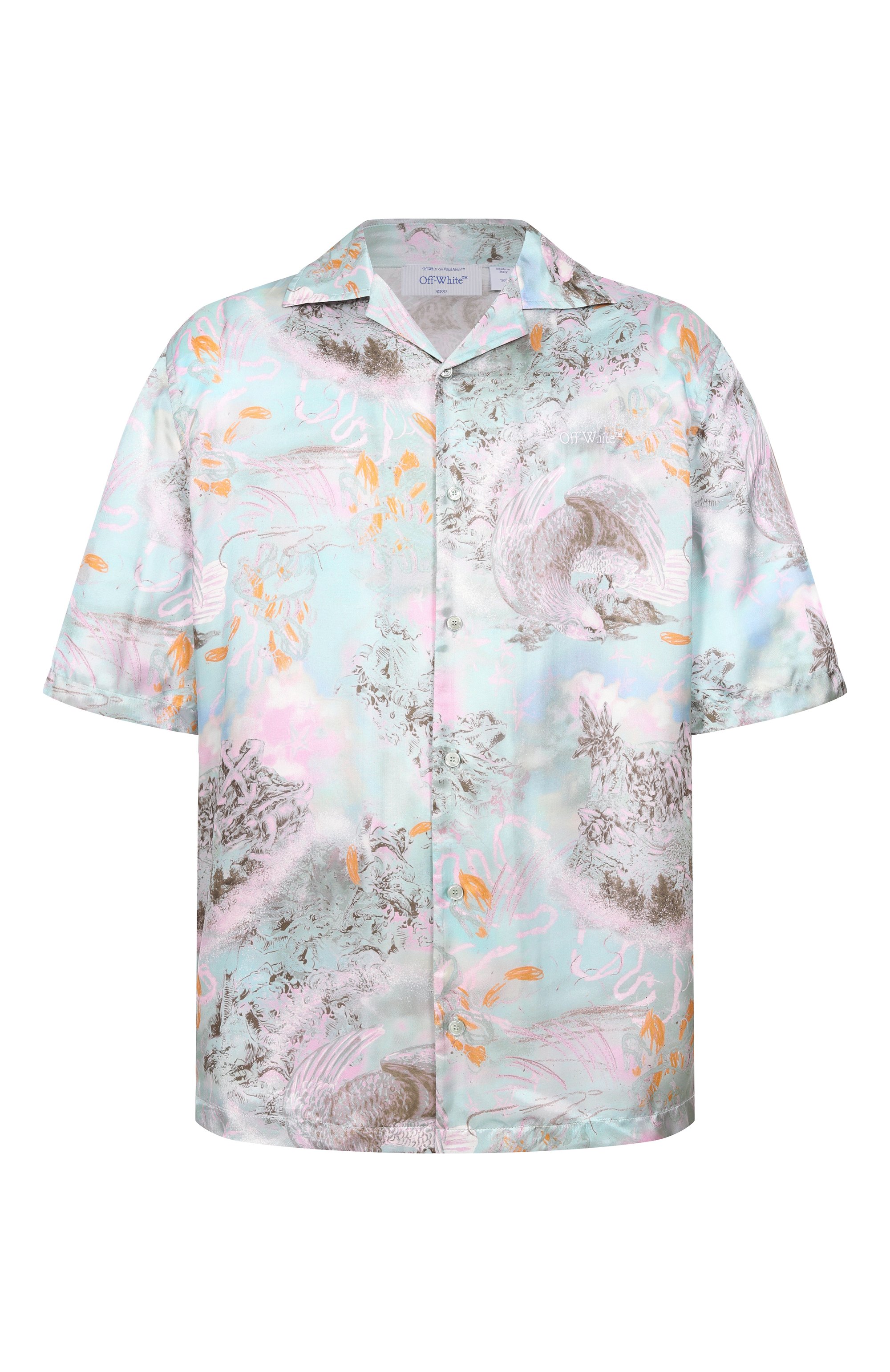 Рубашка из вискозы OFF-WHITE, арт. 0MGG01FS26FAB00B, фото 1