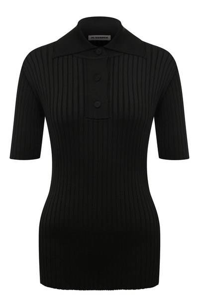 Женское поло из вискозы JIL SANDER, арт. J02GL0107/J18313