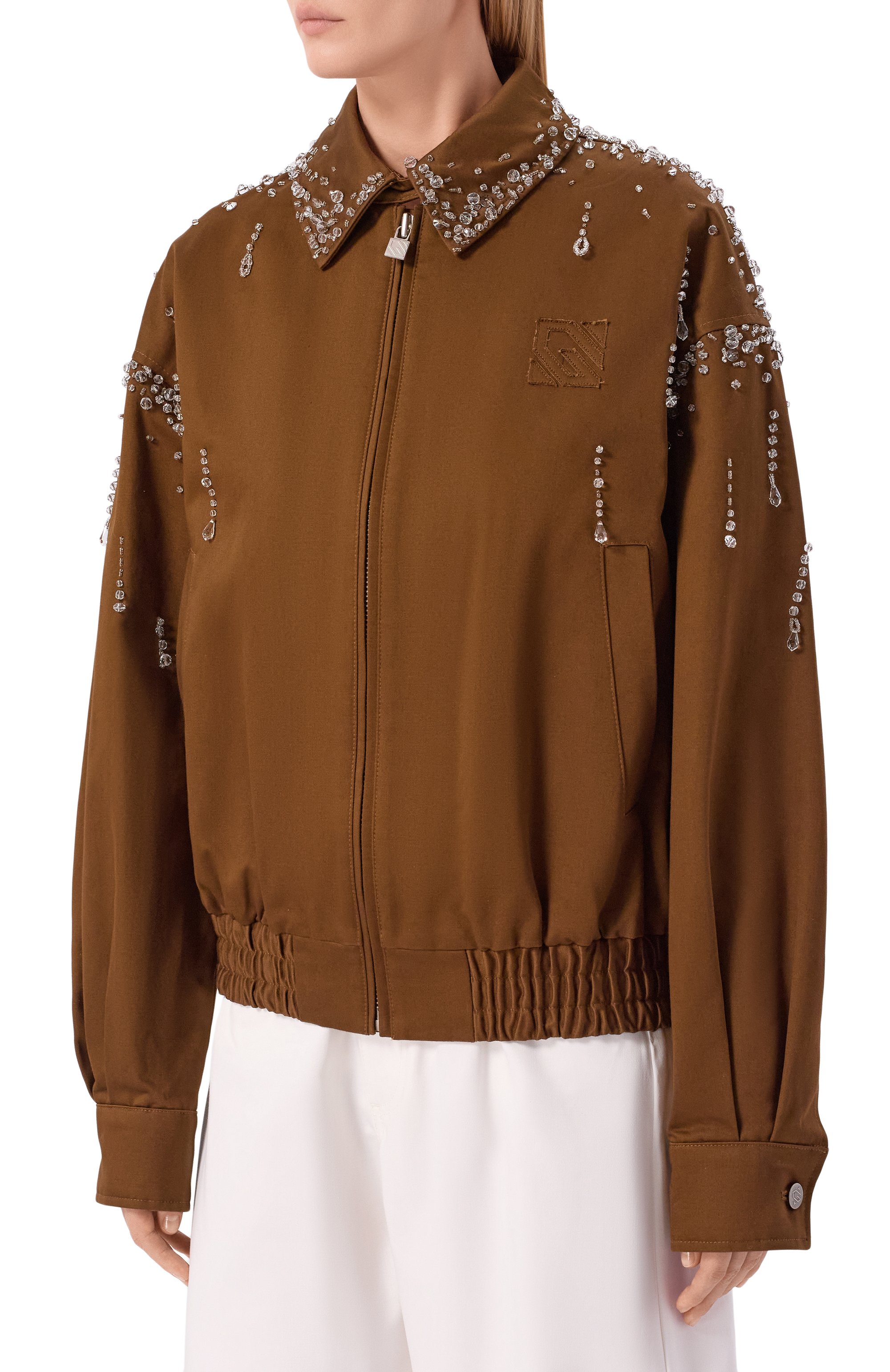 Хлопковый б омбер GIUSEPPE DI MORABITO, арт. 06PSB0365R 16310, фото 3