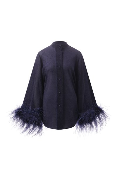Женский блузка с отделкой перьями OSEREE, арт. LSF213