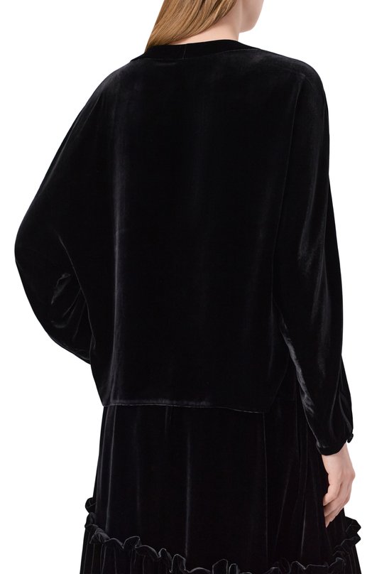 Бархатная блузка Giulia Gurman D03 Чёрный  D03 Фото 4