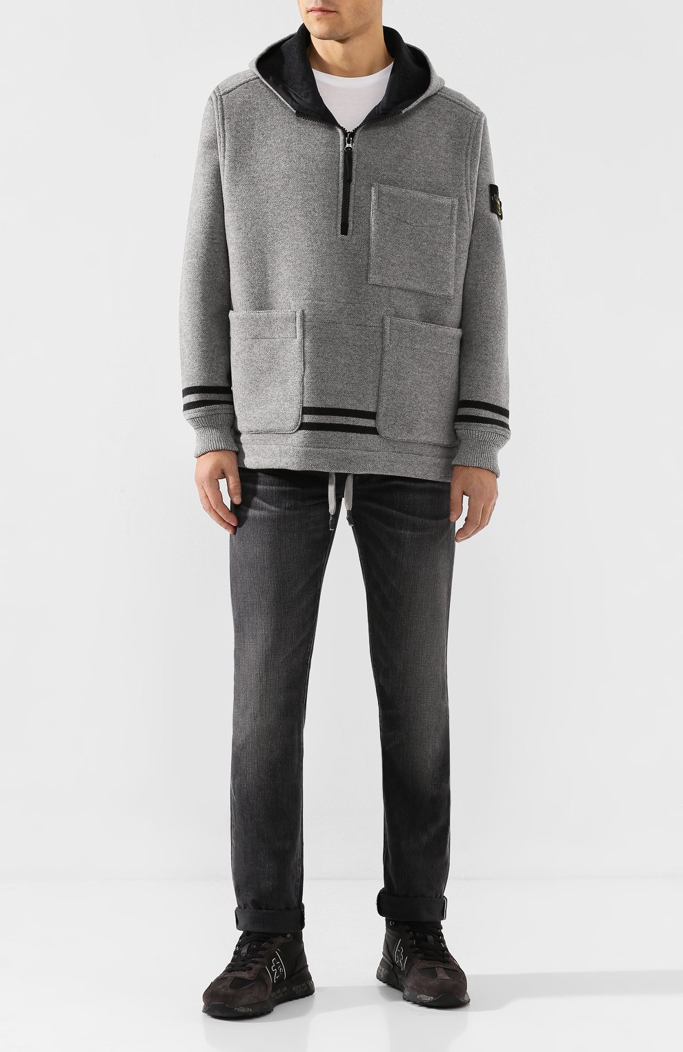 Шерстяной анорак STONE ISLAND, арт. 711543752, фото 2