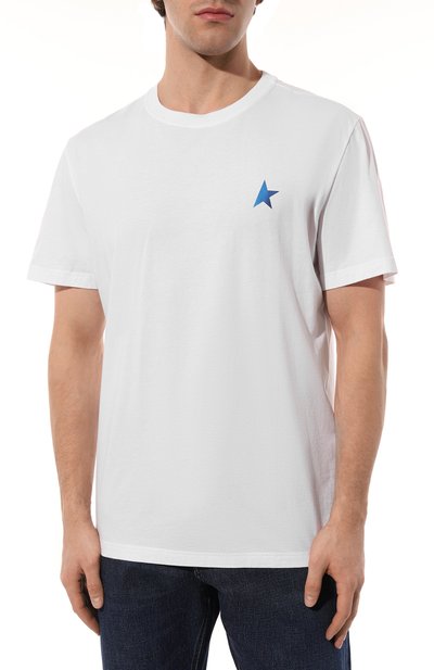 Хлопковая футболка GOLDEN GOOSE DELUXE BRAND, арт. GMP01220/P00019310327, фото 3