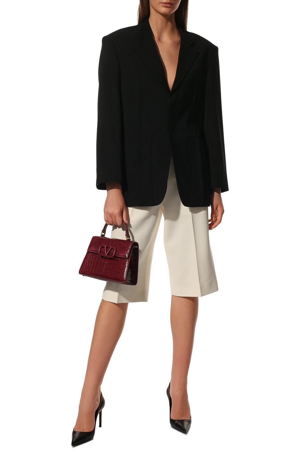 Сумка vsling small из кожи аллигатора VALENTINO, арт. WW2B0F53/XDE/AMIS, фото 3