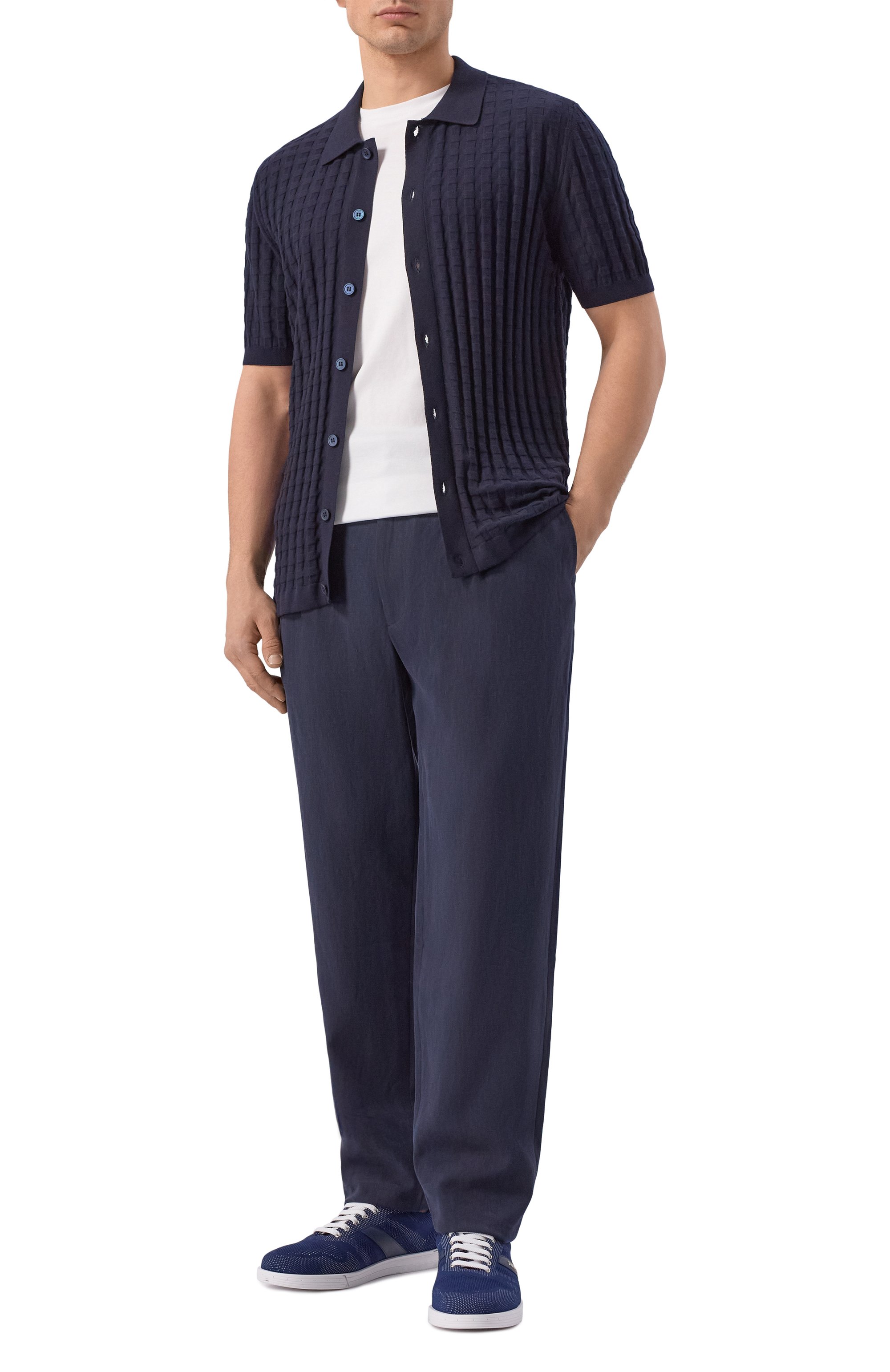 Хлопковая рубашка CORNELIANI, арт. 27M588/2725109, фото 2