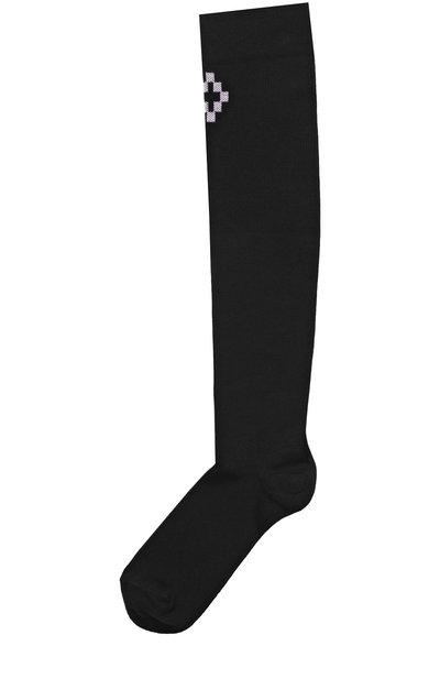Женские хлопковые носки с логотипом бренда MARCELO BURLON, арт. CWRA003S188342901026