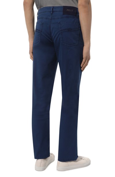 Хлопковые брюки ZILLI, арт. M0Z-D0141-C0TP1/R001, фото 4