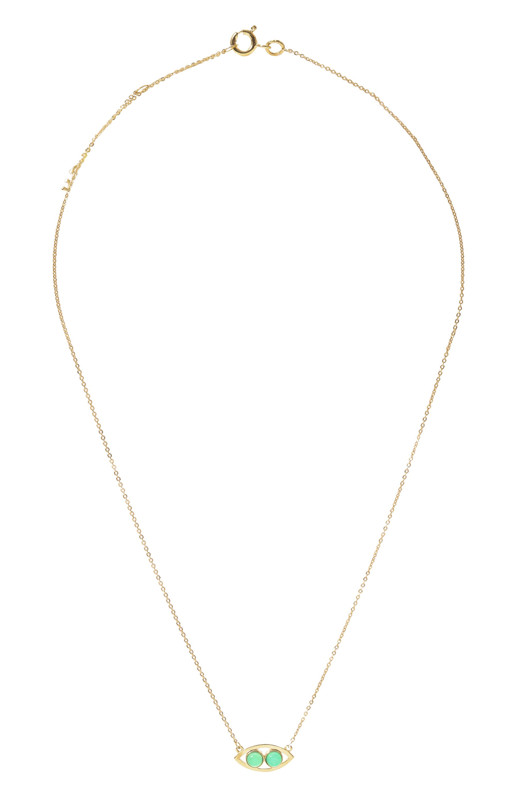 Подвеска oracle MOONKA золотого цвета по цене 11900 руб., арт. ORC-925YG-NK00-AGT, фото 1 Подвеска oracle MOONKA, арт. ORC-925YG-NK00-AGT, фото 1