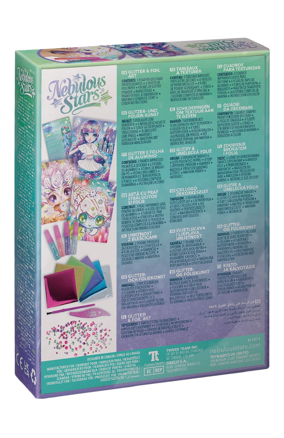 Набор аппликаций волшебный блеск marinia PAREMO, арт. 11011_NSDA, фото 4