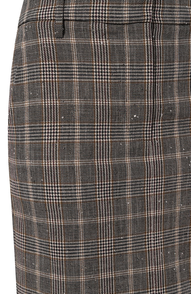 Юбка из шерсти и хлопка BRUNELLO CUCINELLI, арт. MP540G3473, фото 5