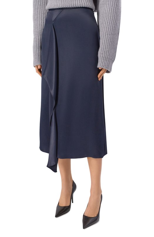 Атласная юбка BOSS 50552076 Синий  50552076 Фото 3
