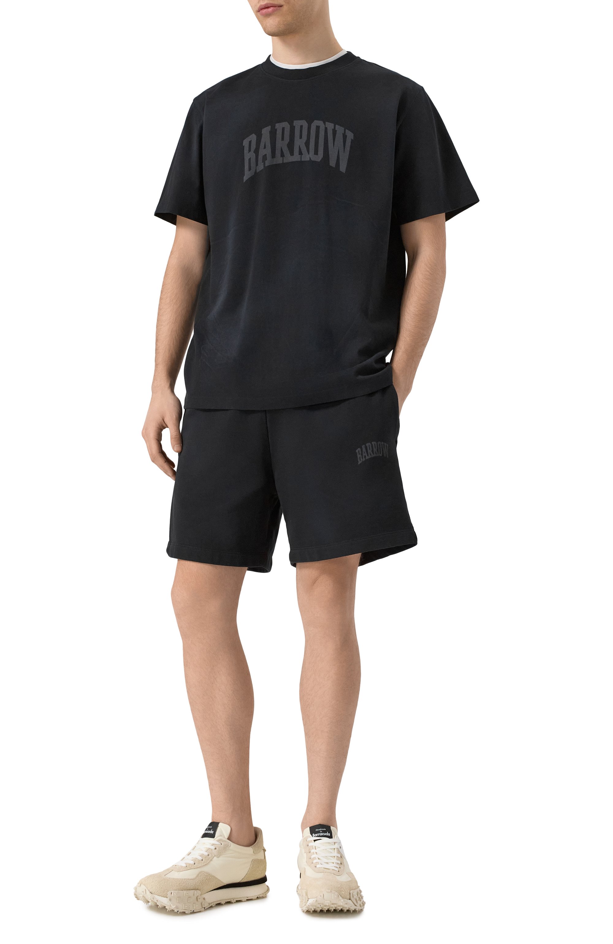 Хлопковая футболка BARROW, арт. S5BWMATH045, фото 2