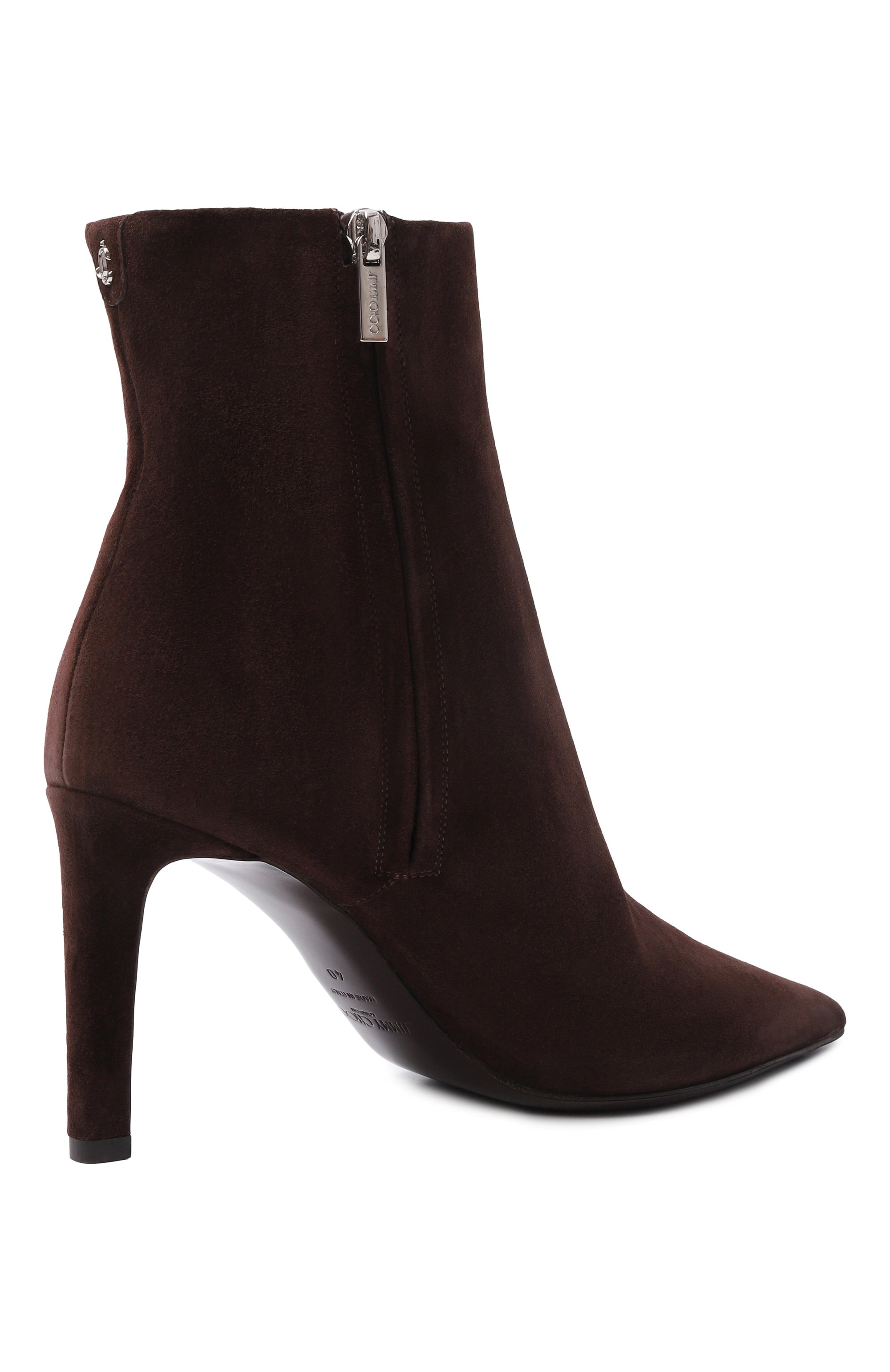 Замшевые ботильоны frankie 85 JIMMY CHOO, арт. FRANKIEAB85SVV, фото 5