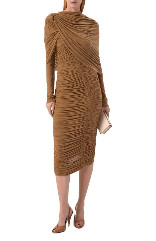 Кожаные туфли Page 110 Saint Laurent 840729/AAE9V Коричневый  840729/AAE9V Фото 3