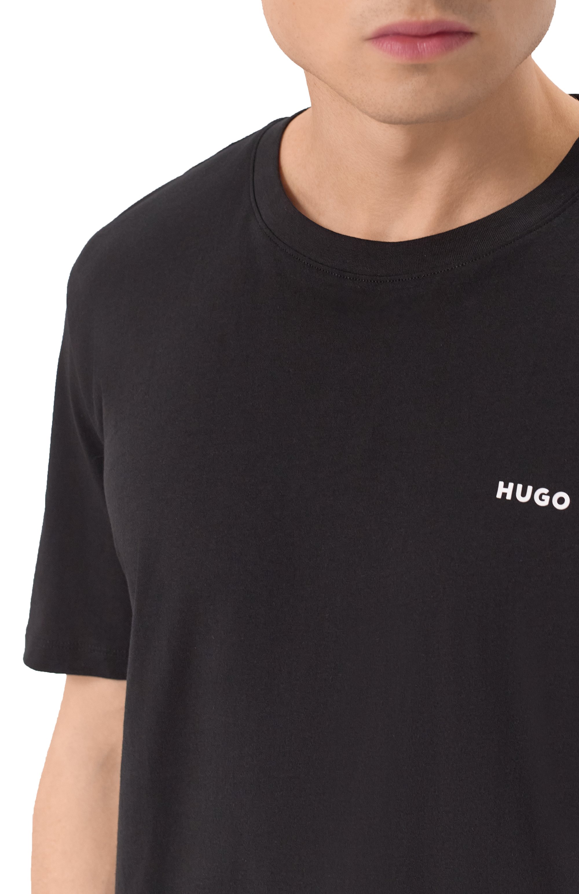 Хлопковая футболка HUGO, арт. 50466158, фото 5