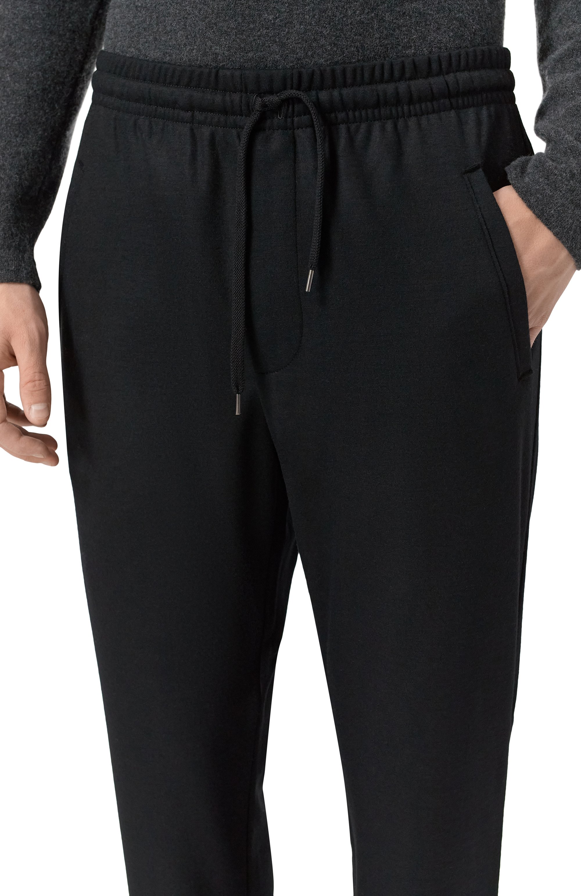 Шерстяные брюки HARRIS WHARF LONDON черного цвета по цене 57900 руб., арт. CW7016MYM, фото 5 Шерстяные брюки HARRIS WHARF LONDON, арт. CW7016MYM, фото 5