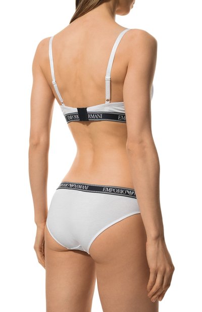 Комплект из двух пар трусов EMPORIO ARMANI белого цвета по цене 4880 руб., арт. 163334/2R227, фото 3 Комплект из двух пар трусов EMPORIO ARMANI, арт. 163334/2R227, фото 3