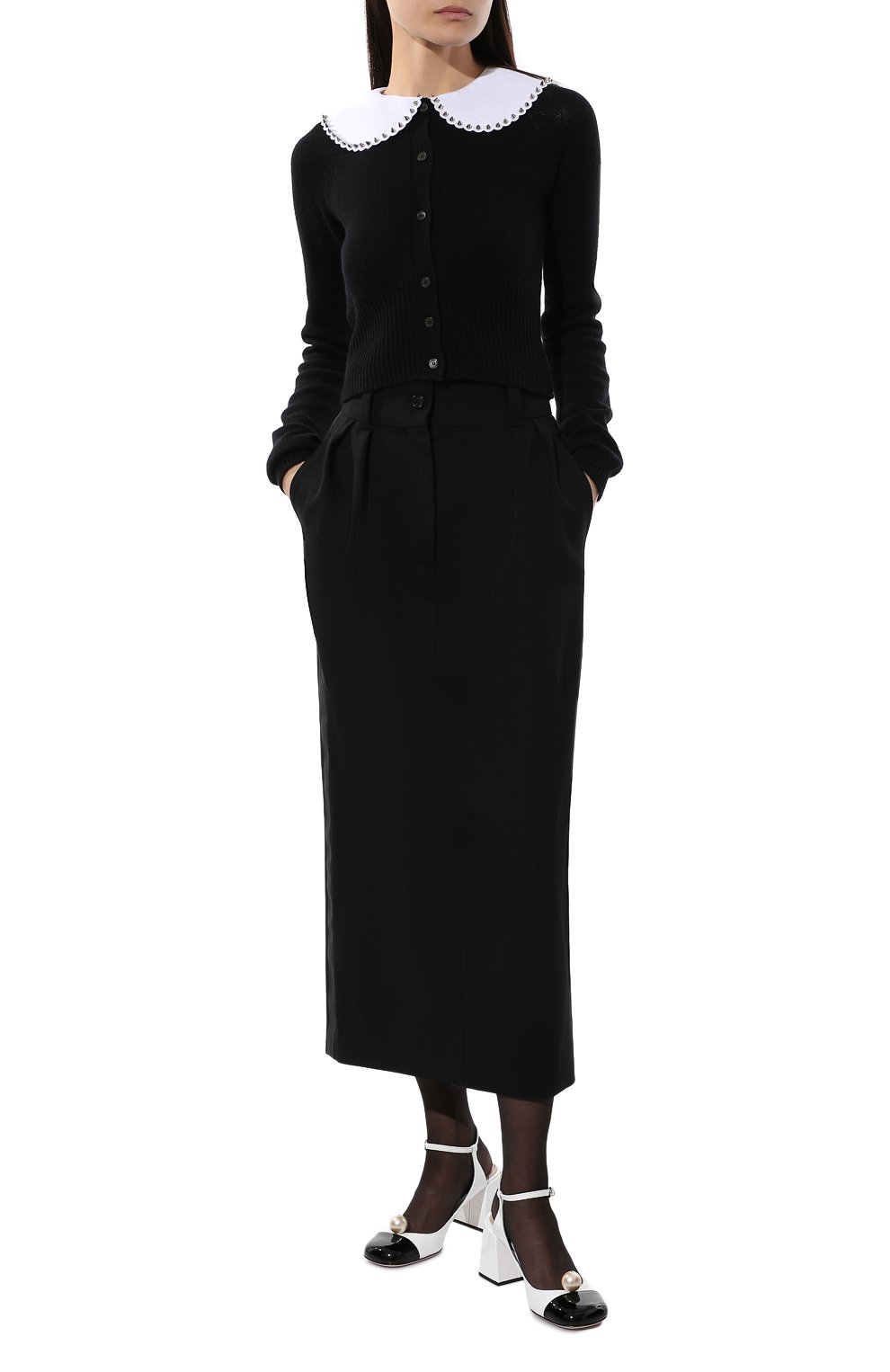 Кожаные туфли MIU MIU, арт. 5I659D-ZHV-F0964-065, фото 2