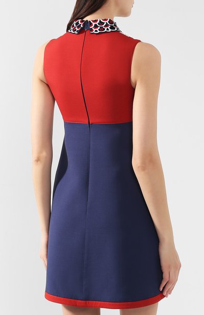 Платье из смеси шерсти и шелка VALENTINO, арт. RB3VAKF11CF, фото 4