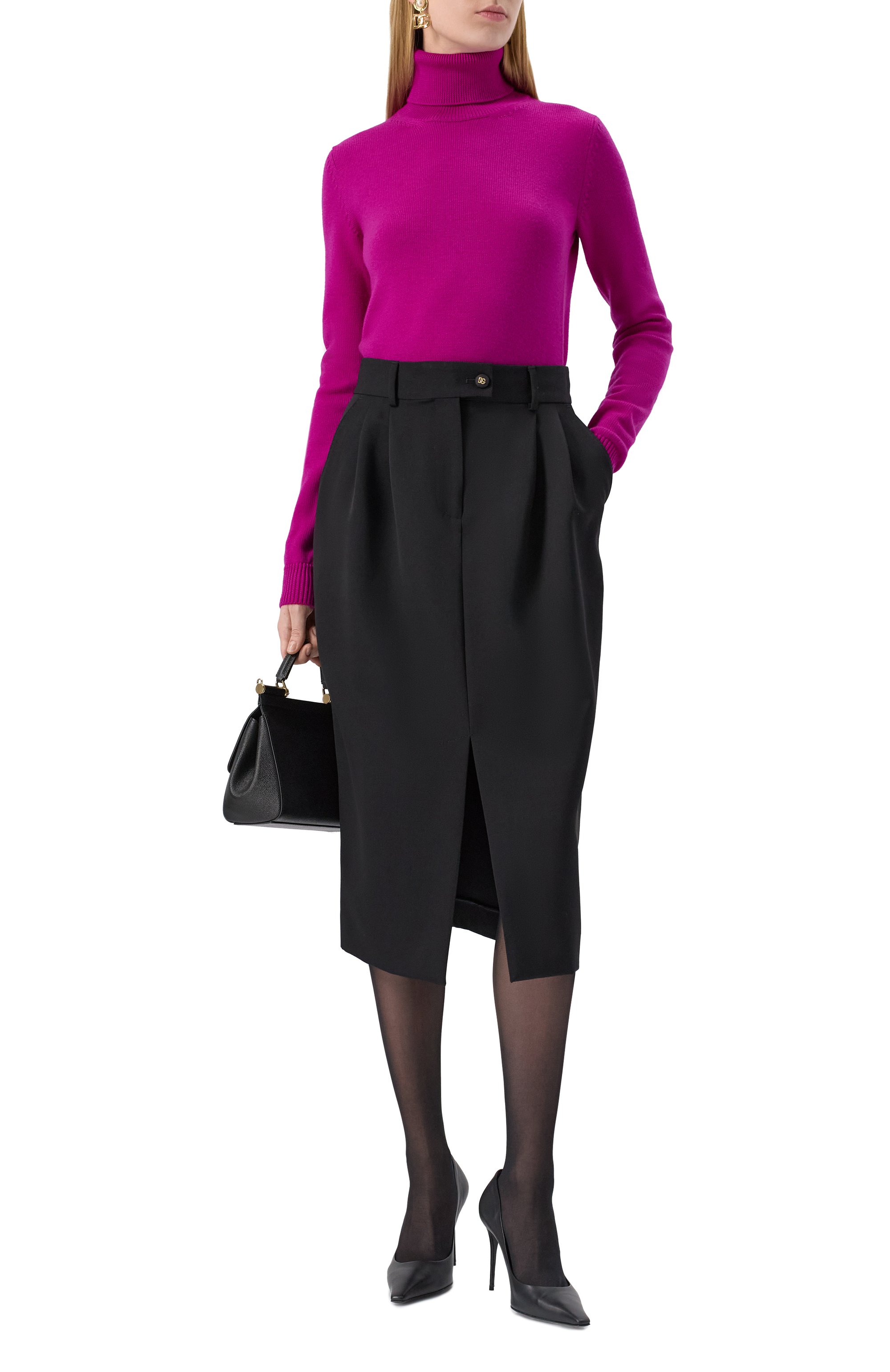 Шерстяная водолазка DOLCE & GABBANA, арт. FXW41T/JCVXX, фото 2