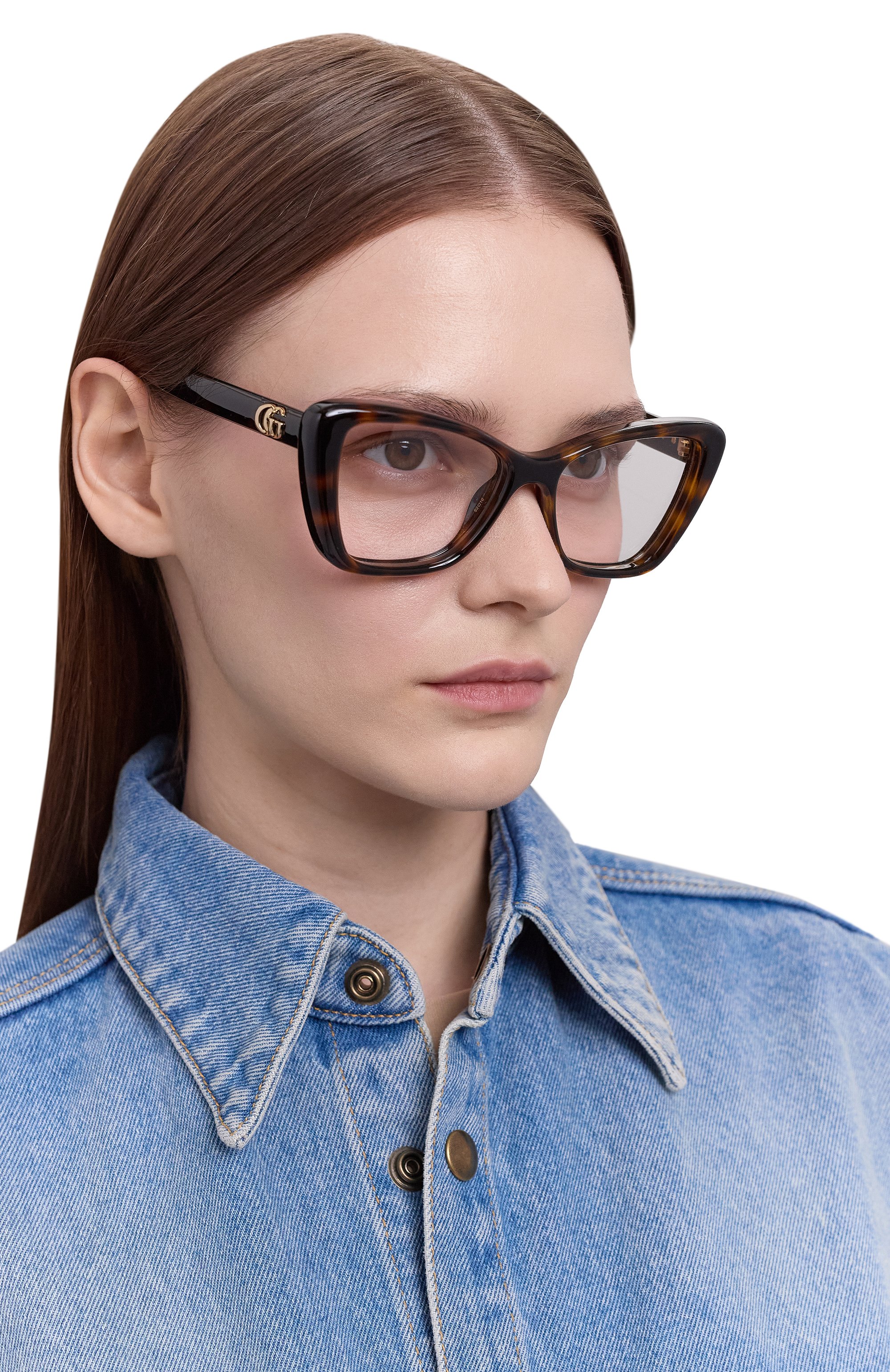 Оправа GUCCI коричневого цвета по цене 26500 руб., арт. GG1977 002, фото 2 Оправа GUCCI, арт. GG1977 002, фото 2