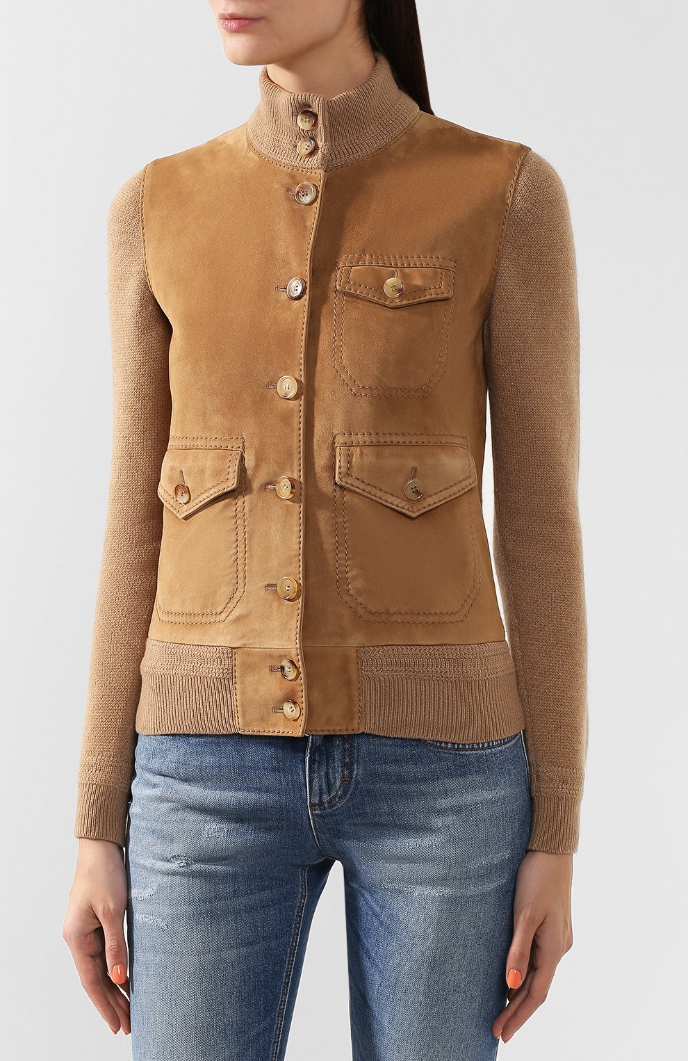 Кардиган RALPH LAUREN бежевого цвета по цене 347500 руб., арт. 290765655, фото 3 Кардиган RALPH LAUREN, арт. 290765655, фото 3